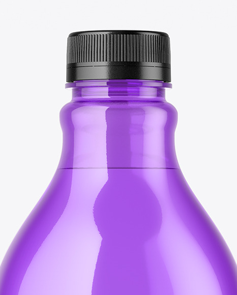 Colored Plastic Bottle Mockup PSD #1