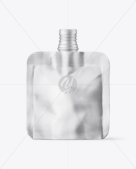 Metallic Doy-Pack Pouch Mockup Metallic Doy-Pack Pouch Mockup