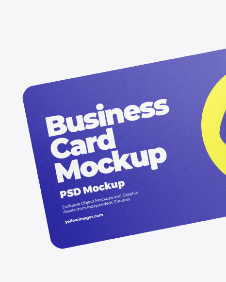 Business Card in a Hand Mockup PSD #2