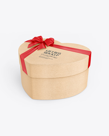 Download Kraft Gift Box Mockup In Box Mockups On Yellow Images Object Mockups