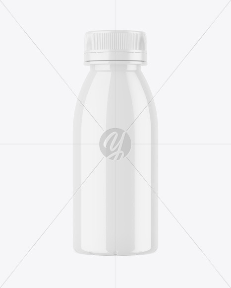 Glossy Plastic Bottle Mockup PSD #3