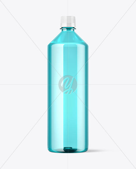 Colored Plastic Bottle Mockup PSD #3