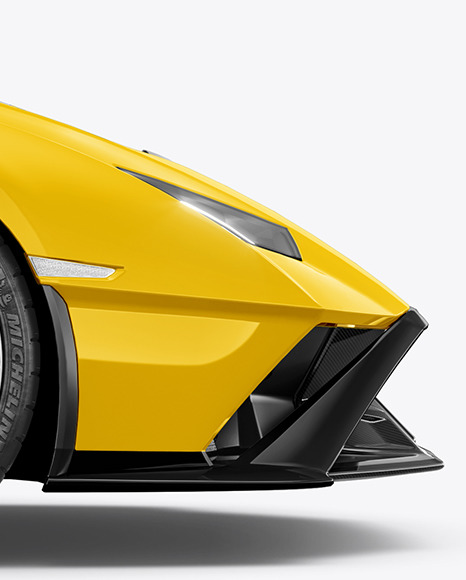Super Car Mockup   Side View PSD #7