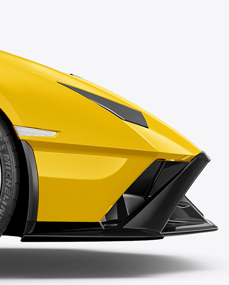 Super Car Mockup   Side View PSD #5