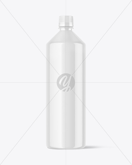 Download Glossy Plastic Bottle Mockup In Bottle Mockups On Yellow Images Object Mockups