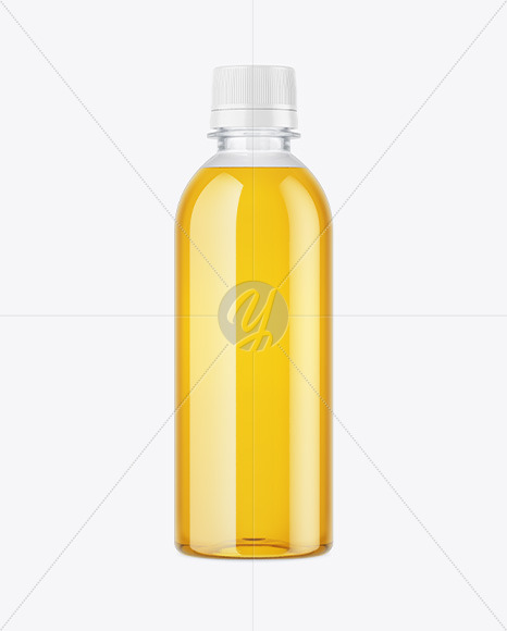 Clear Plastic Juice Bottle Mockup PSD #3