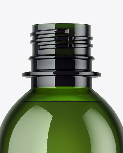 Green Plastic Bottle Mockup PSD #6