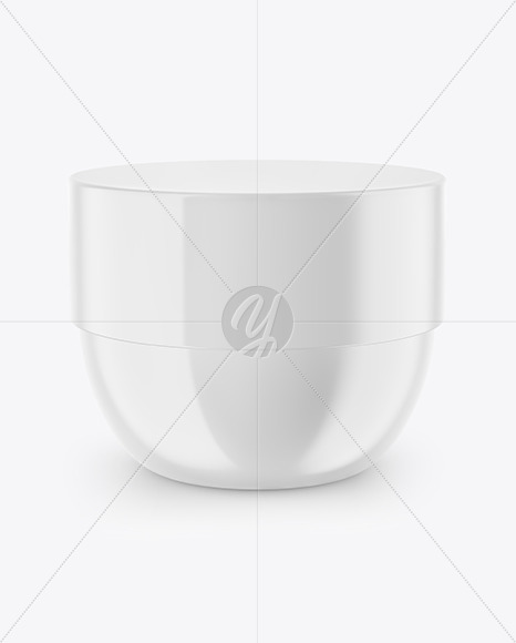 Glossy Plastic Jar Mockup Glossy Plastic Jar Mockup