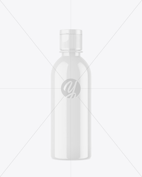 Download Glossy Plastic Bottle Mockup In Bottle Mockups On Yellow Images Object Mockups