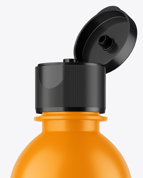 Matte Plastic Bottle Mockup PSD #1