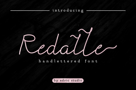 Redalle Monoline Font