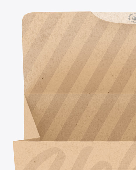 Opened Kraft Envelope Mockup PSD #2