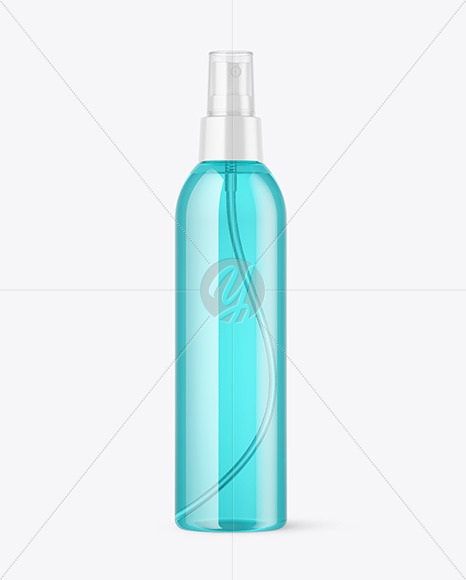 Color Plastic Spray Bottle Mockup Color Plastic Spray Bottle Mockup