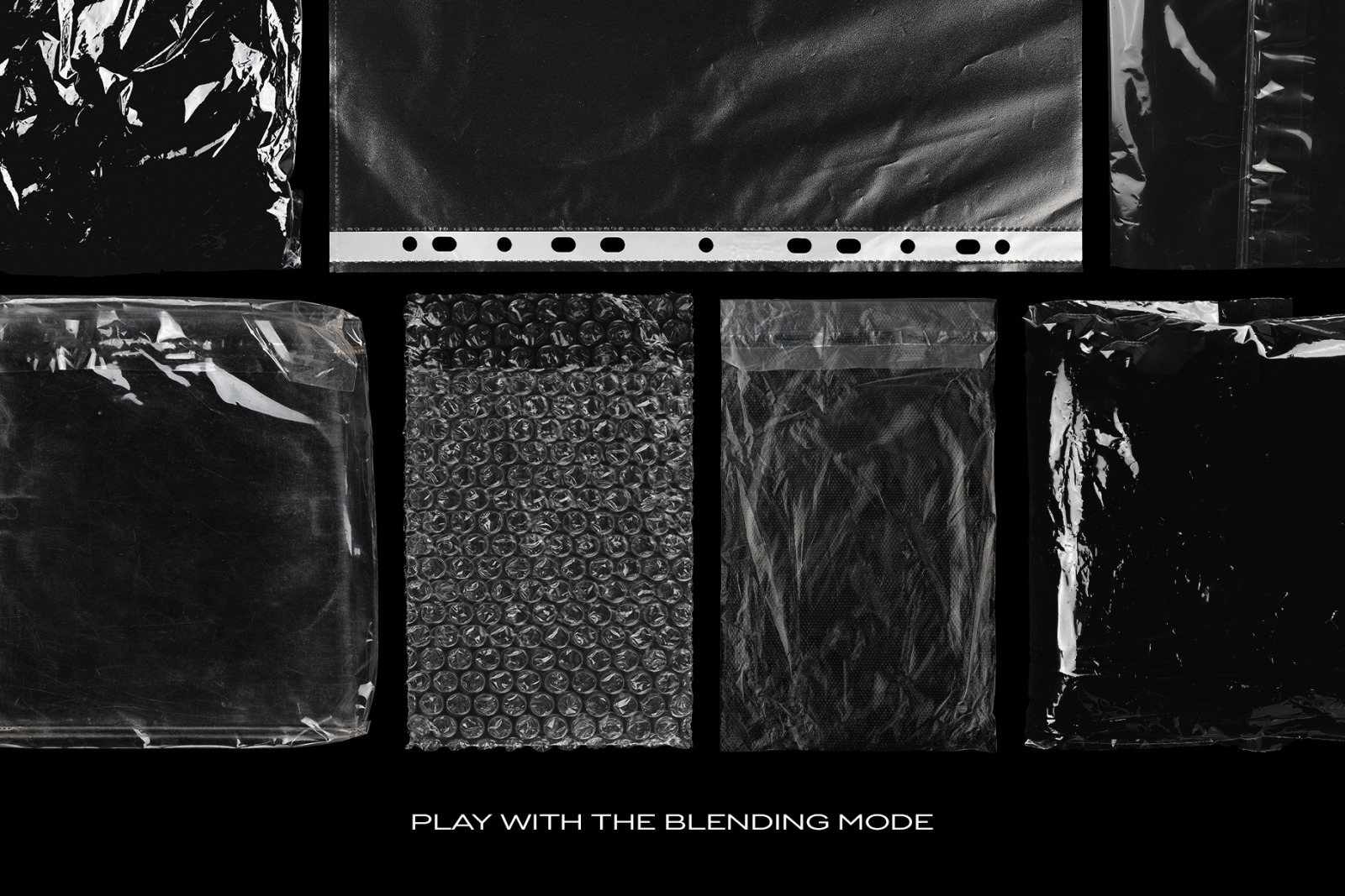 Plastic Bags Texture Branding Bundle