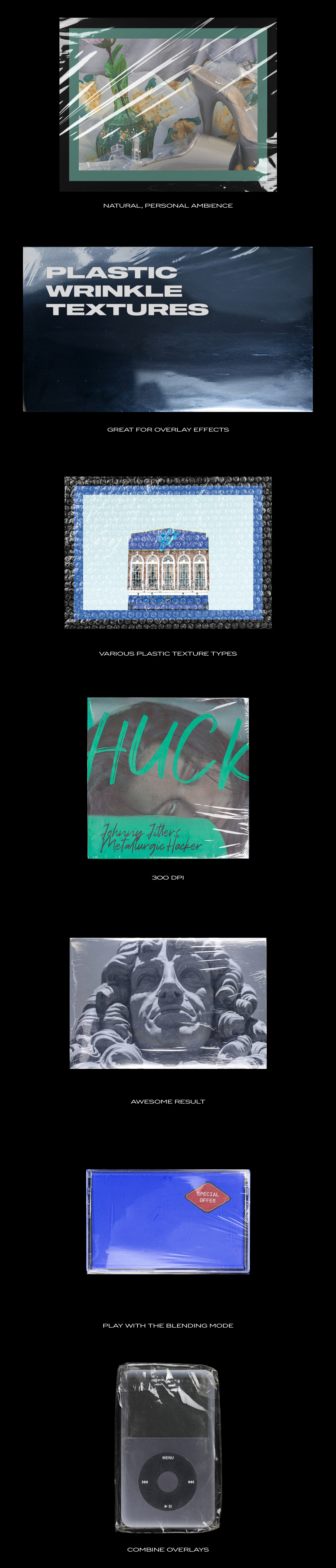 Plastic Bundle Branding Wrap Texture on Yellow Images Creative Store