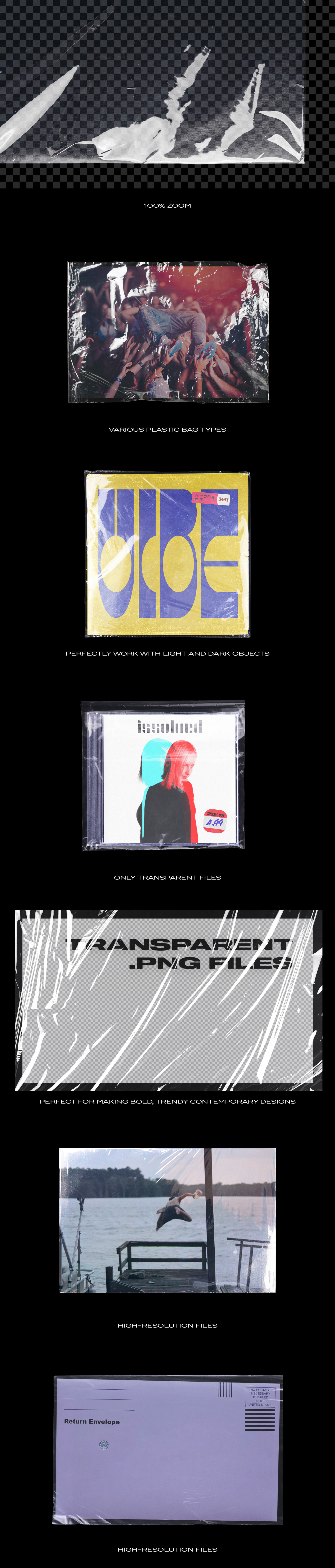 Plastic Bundle Branding Wrap Texture on Yellow Images Creative Store