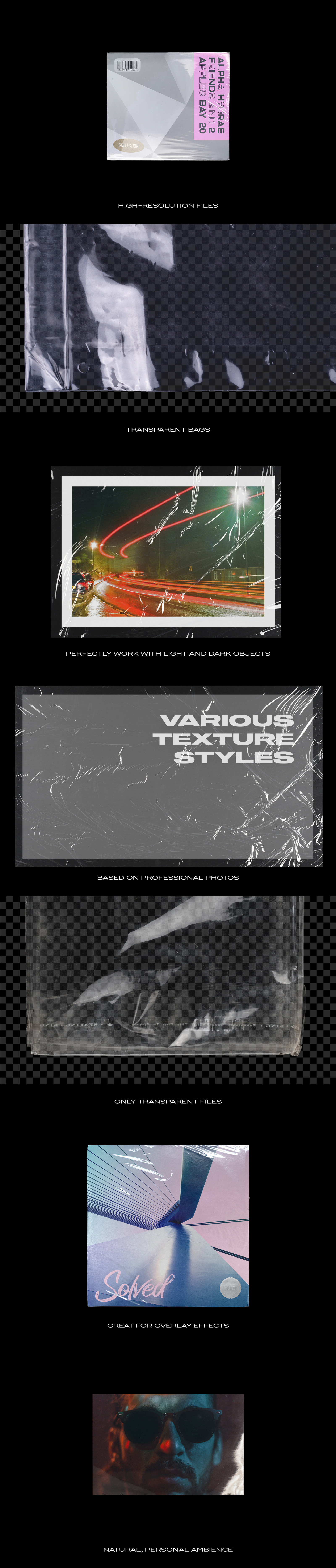 Plastic Bundle Branding Wrap Texture on Yellow Images Creative Store