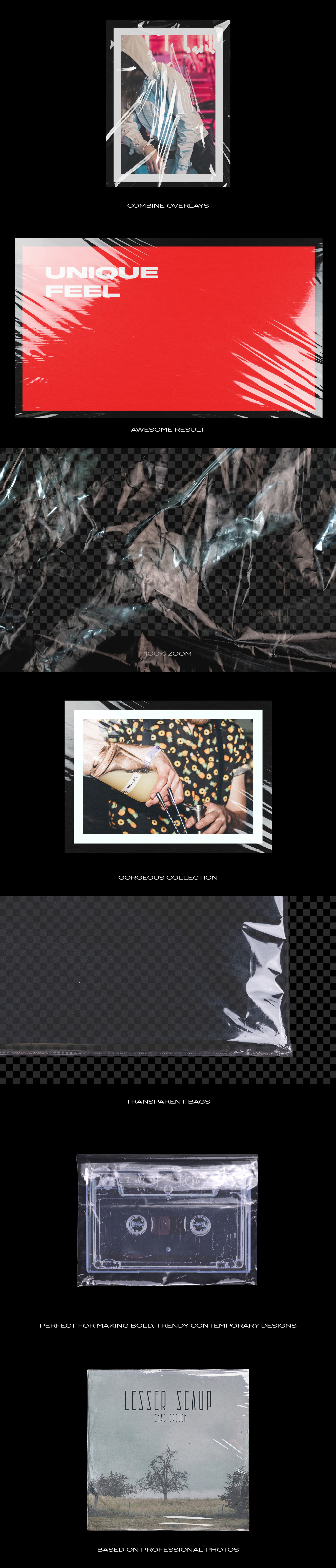 Plastic Bundle Branding Wrap Texture on Yellow Images Creative Store