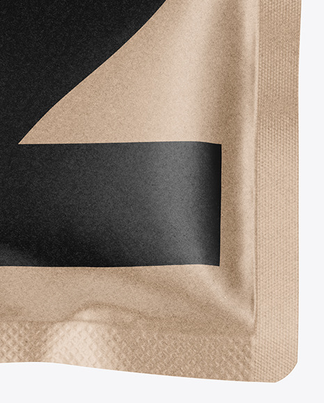 Glossy Kraft Pouch Mockup PSD #7