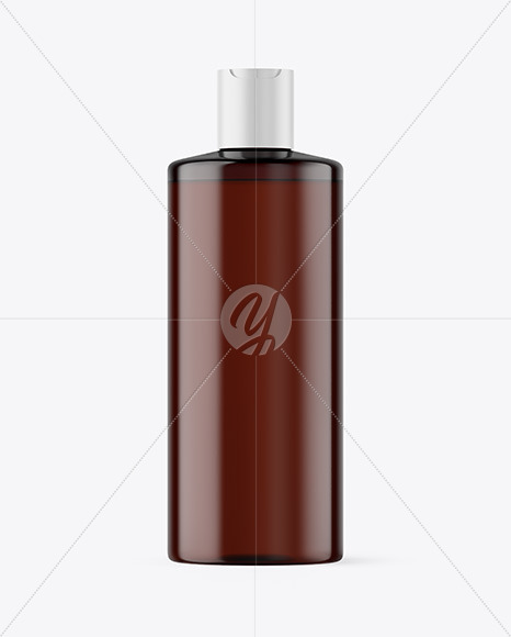 Amber Plastic Bottle Mockup Amber Plastic Bottle Mockup