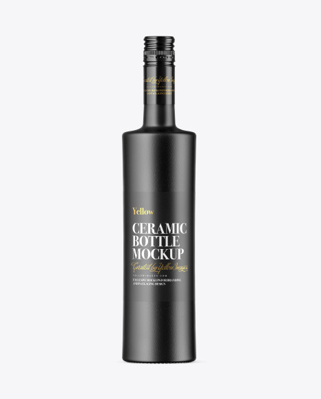 Ceramic Bottle Mockup
