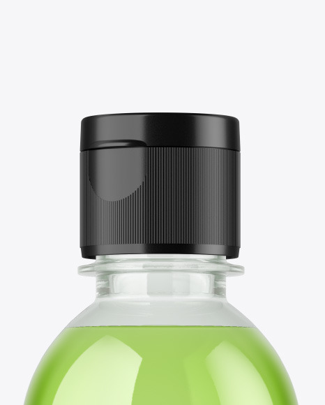 Clear Plastic Bottle Mockup PSD #6