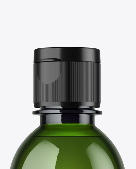 Green Plastic Bottle Mockup PSD #6