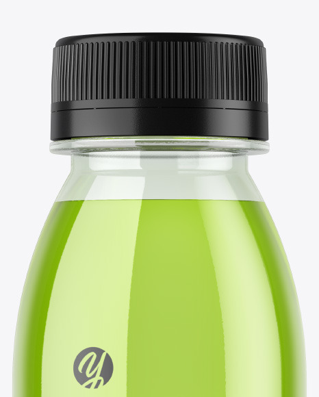 Clear Plastic Drink Bottle Mockup PSD #2