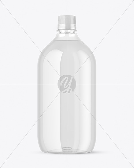 Clear Plastic Water Bottle Mockup