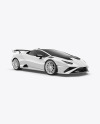 Super Car Mockup - Half Side View