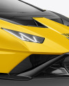 Super Car Mockup - Half Side View