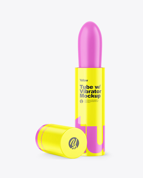 Glossy Tube w/ Vibrator Mockup