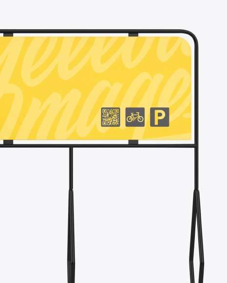 Bike Parking Mockup PSD #6