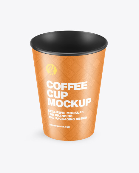 Download Matte Coffee Cup Mockup In Cup Bowl Mockups On Yellow Images Object Mockups