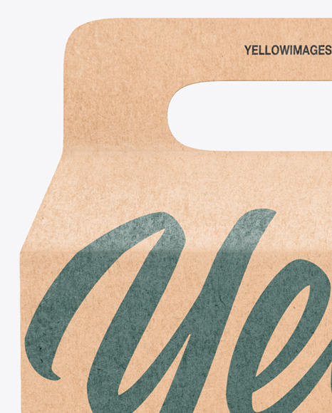 Kraft Paper Bag Mockup PSD #3