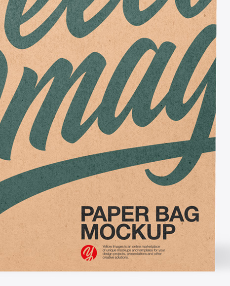 Kraft Paper Bag Mockup PSD #4