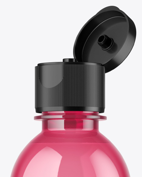 Colored Plastic Bottle Mockup PSD #1