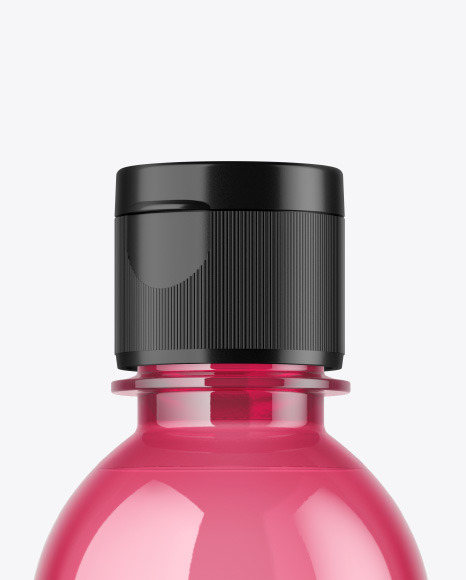 Colored Plastic Bottle Mockup PSD #6