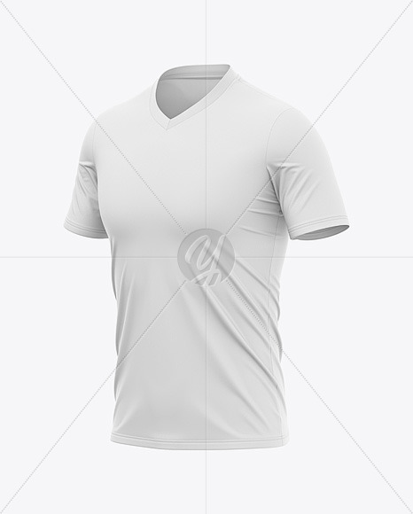 Download V Neck Soccer Jersey Mockup In Apparel Mockups On Yellow Images Object Mockups