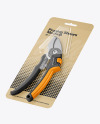 Pruning Shears Mockup - Half Side View
