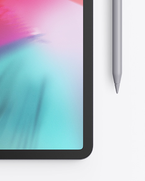 Apple iPad Pro w  Pen Mockup PSD #6