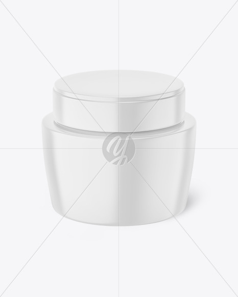 Glossy Cosmetic Jar Mockup PSD #1