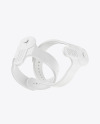 Two Fitness Silicone Bracelets Mockup
