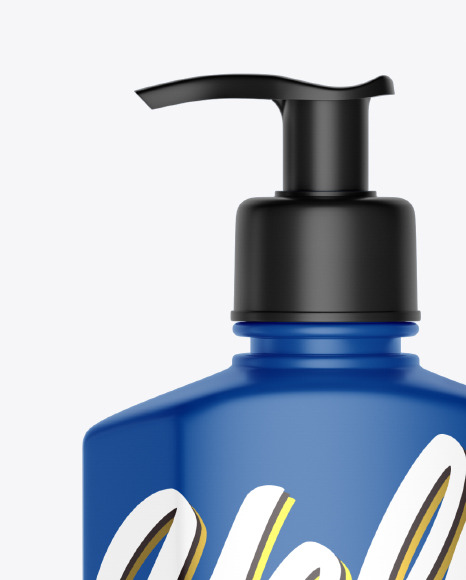 Pump Bottle Mockup PSD #2