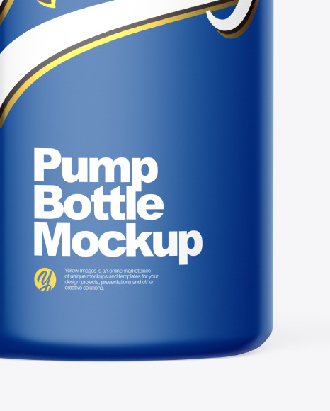 Pump Bottle Mockup PSD #1