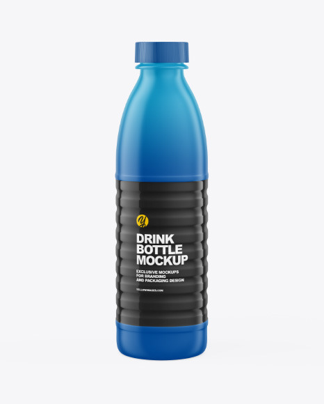 Matte Drink Bottle Mockup
