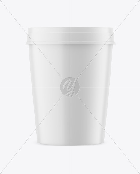 Matte Ice Cream Cup Mockup Matte Ice Cream Cup Mockup