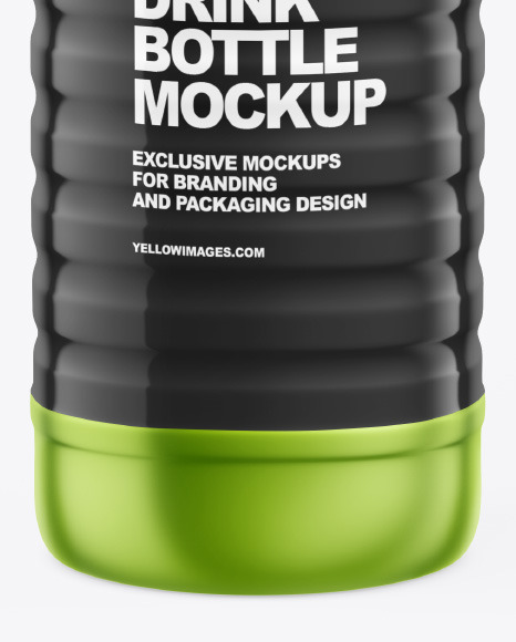 Metallic Drink Bottle Mockup PSD #6