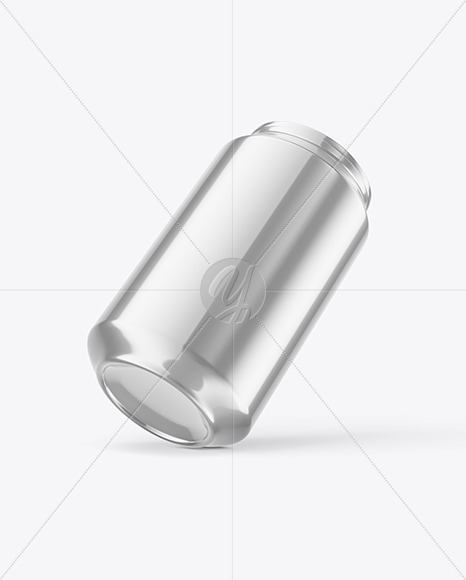 330ml Glossy Metallic Drink Can Mockup 330ml Glossy Metallic Drink Can Mockup