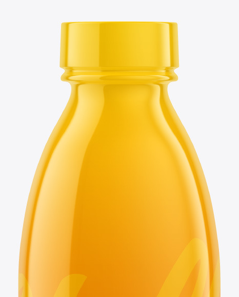 Glossy Bottle In Shrink Sleeve Mockup PSD #2